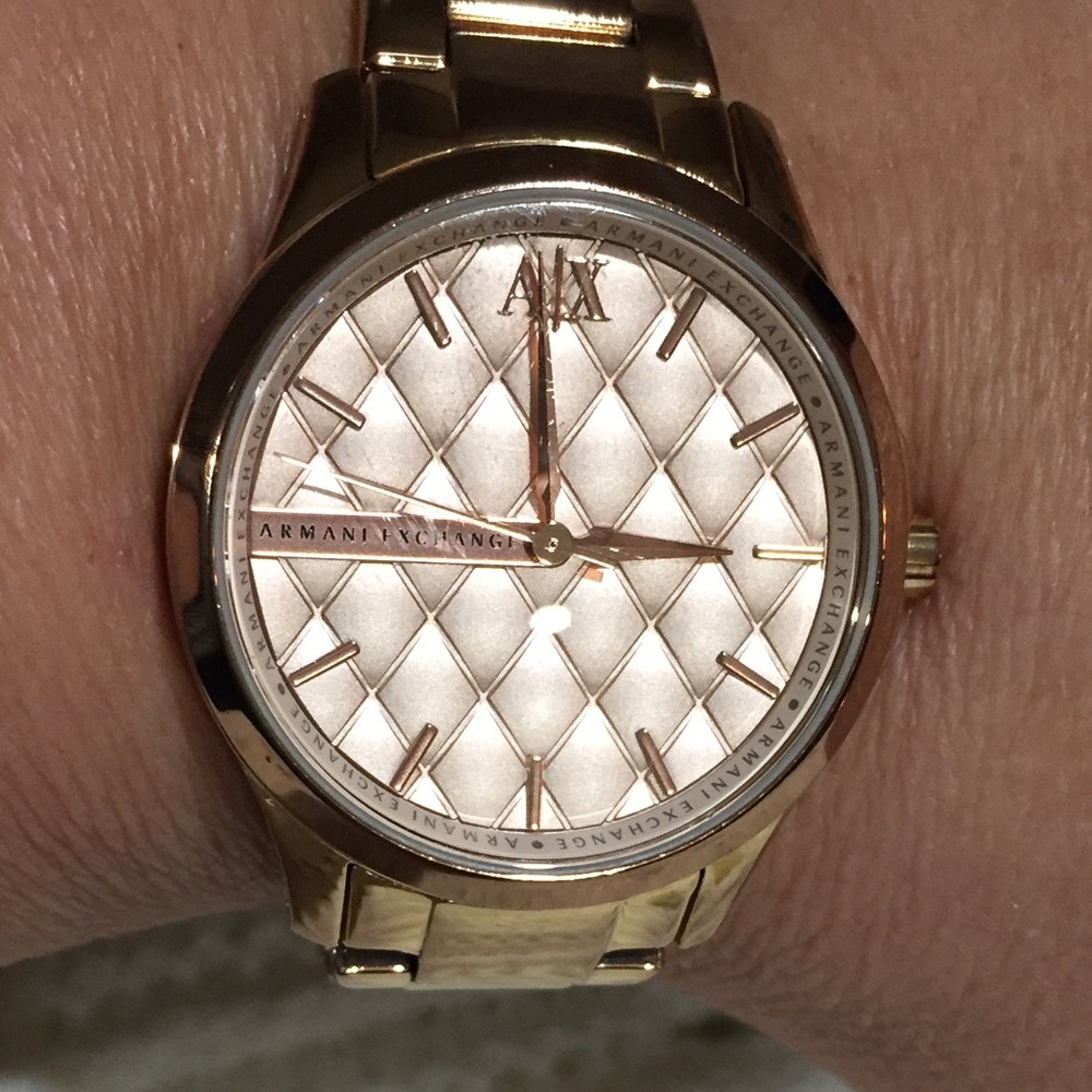Rose Bracelet Armani Exchange Ladies Watch